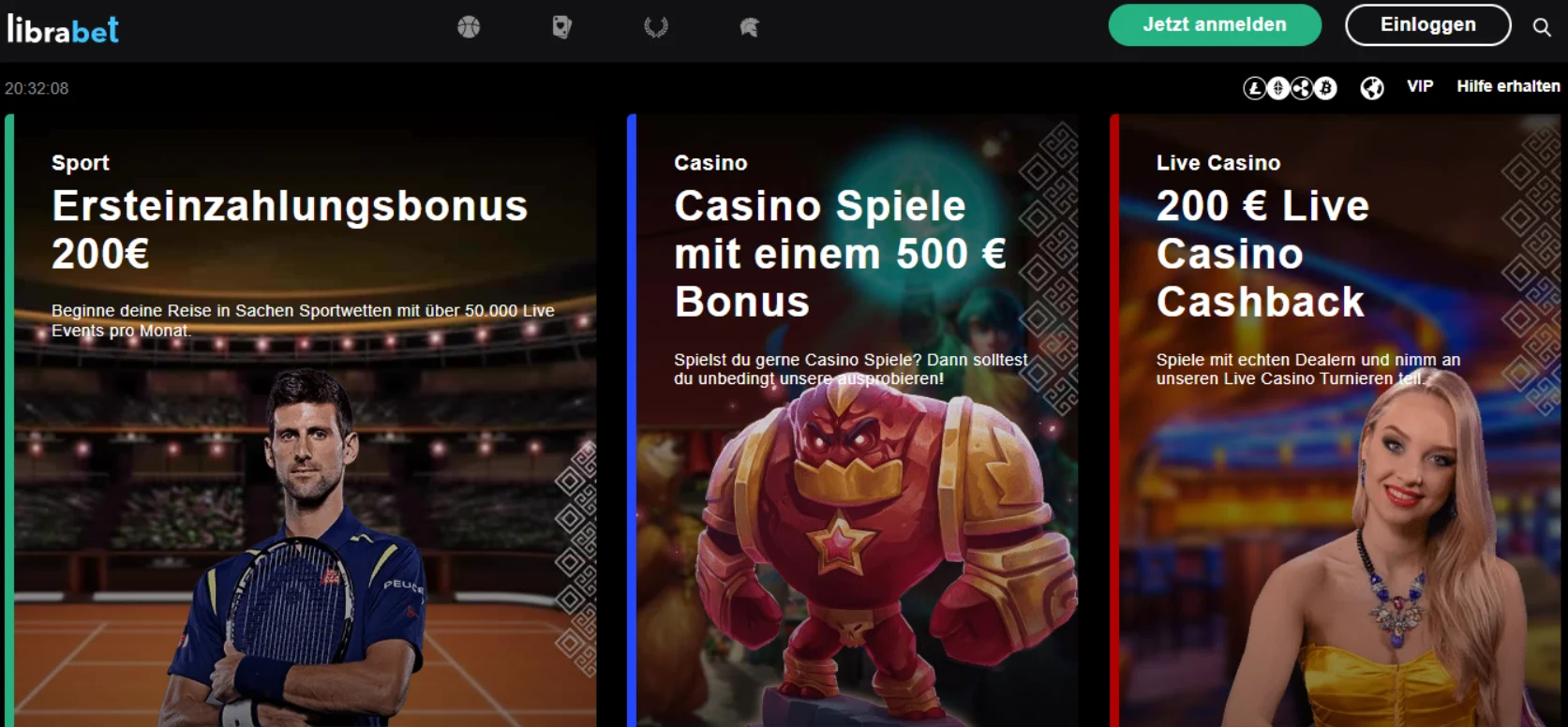 Librabet Casino Screen
